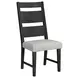 Rizzo Beige Upholstered Dining Side Chair Set of 2