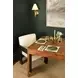 Jett Matte Dark Burl Wood 2 Drawer Square Game Table