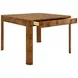 Jett Matte Dark Burl Wood 2 Drawer Square Game Table