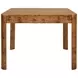 Jett Matte Dark Burl Wood 2 Drawer Square Game Table