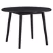 Willow Black Round Dining Room Set