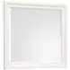 Crownfall Whisper White and Cerused Nutmeg 7 Drawer Dresser with Rectangular Mirror