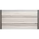 Plum Creek Ravenwood Black and White 60" Marble Top Writing Desk