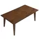 Canton Brown 72" Rectangular Dining Table