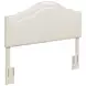 Edmond White Upholstered Queen Headboard