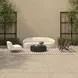 Cosmo Black Outdoor Round Accent Table