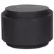 Cosmo Black Outdoor Round Accent Table