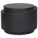 Cosmo Black Outdoor Round Accent Table