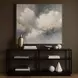 Glaze Onyx Rectangular Glass Top Console Table