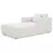 Bryn Oyster 77" Chaise with Pillow