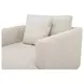 Bryn Oyster 77" Chaise with Pillow