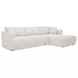 Bryn Oyster 2 Piece Modular RAF Sectional with Pillows