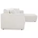 Bryn Oyster 2 Piece Modular RAF Sectional with Pillows