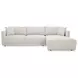 Bryn Oyster 2 Piece Modular RAF Sectional with Pillows