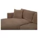 Bryn Camel 2 Piece Modular LAF Sectional with Pillows