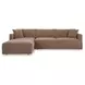 Bryn Camel 2 Piece Modular LAF Sectional with Pillows