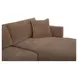 Bryn Camel 2 Piece Modular RAF Sectional with Pillows