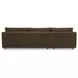 Bryn Heritage Cedar Green 2 Piece Modular LAF Sectional with Pillows