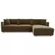 Bryn Heritage Cedar Green 2 Piece Modular RAF Sectional with Pillows