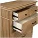 Sunstone Honey Brown 5 Drawer Chest