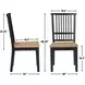 Magnolia Black Slat Back Side Chair Set of 2