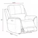 Eldridge Steamboat Brown Leather Zero Gravity Power Recliner with USB Charging