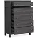 Meadowrise Raisin Black Panel Bedroom Set