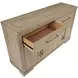 Napa Brown 4 Door Server