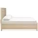 Meadowrise Sandstone Beige Queen Storage Panel Bed