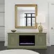 Jordan Sage 65" TV Stand with Fireplace