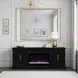 Jordan Black 65" TV Stand with Fireplace