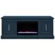 Jordan Denim Blue 65" TV Stand with Fireplace