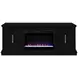 Jordan Black 65" TV Stand with Fireplace