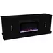 Jordan Black 65" TV Stand with Fireplace