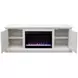 Jordan White 65" TV Stand with Fireplace