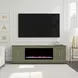 Jordan Sage 82" TV Stand with Fireplace
