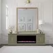 Jordan Sage 82" TV Stand with Fireplace