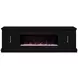 Jordan Black 82" TV Stand with Fireplace