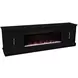 Jordan Black 82" TV Stand with Fireplace
