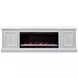 Jordan White 82" TV Stand with Fireplace