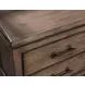 B00149 Brown 2 Drawer Nightstand with USB Charging and LED