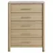 Joanna Natural and White Upholstered Bedroom Set