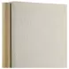Joanna Natural and White Full Upholstered Panel Bed