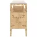Jordan Matte Burl Wood 6 Drawer Tv Stand With Open Shelf