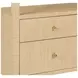 Jordan Natural Grasscloth 6 Drawer Tv Stand With Open Shelf