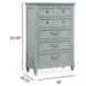 Glenbrook Pebble 5 Drawer Chest