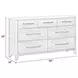 Breckenridge Medium Brown 7 Drawer Dresser