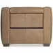 Flynn Tan Leather Upholstered Power Motion Chair