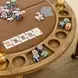 Rylie Natural 48" Round Game Top Dining Table