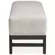Tauren Gray Upholstered Bench